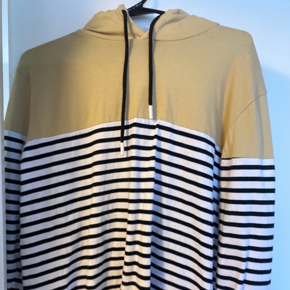 Denim and Flower Hoodie